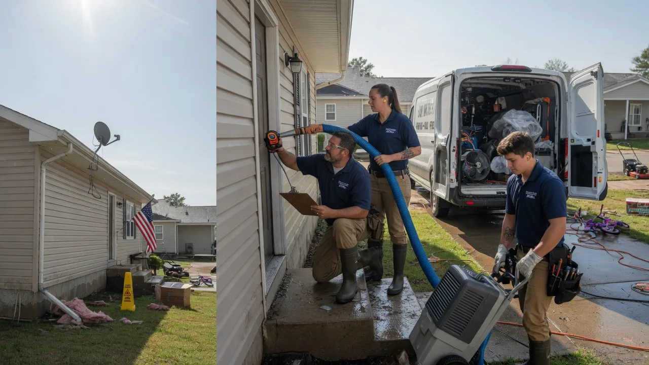 Ceiling Water Damage Restoration in Hebron, IN near me